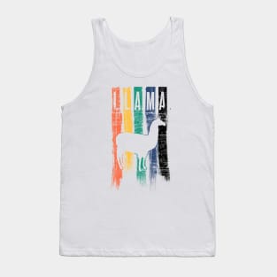 Llama Paint Tank Top